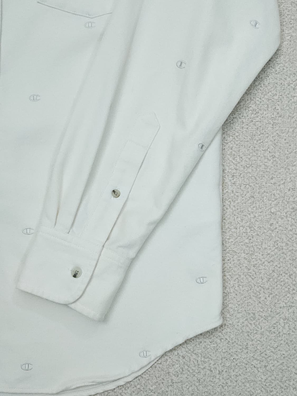 (L)챔피온 남자 로고 셔츠 긴팔 빈티지 남 상품이미지3