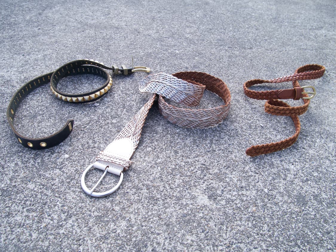 [UNTITLED] twist silver leather belt 상품이미지9