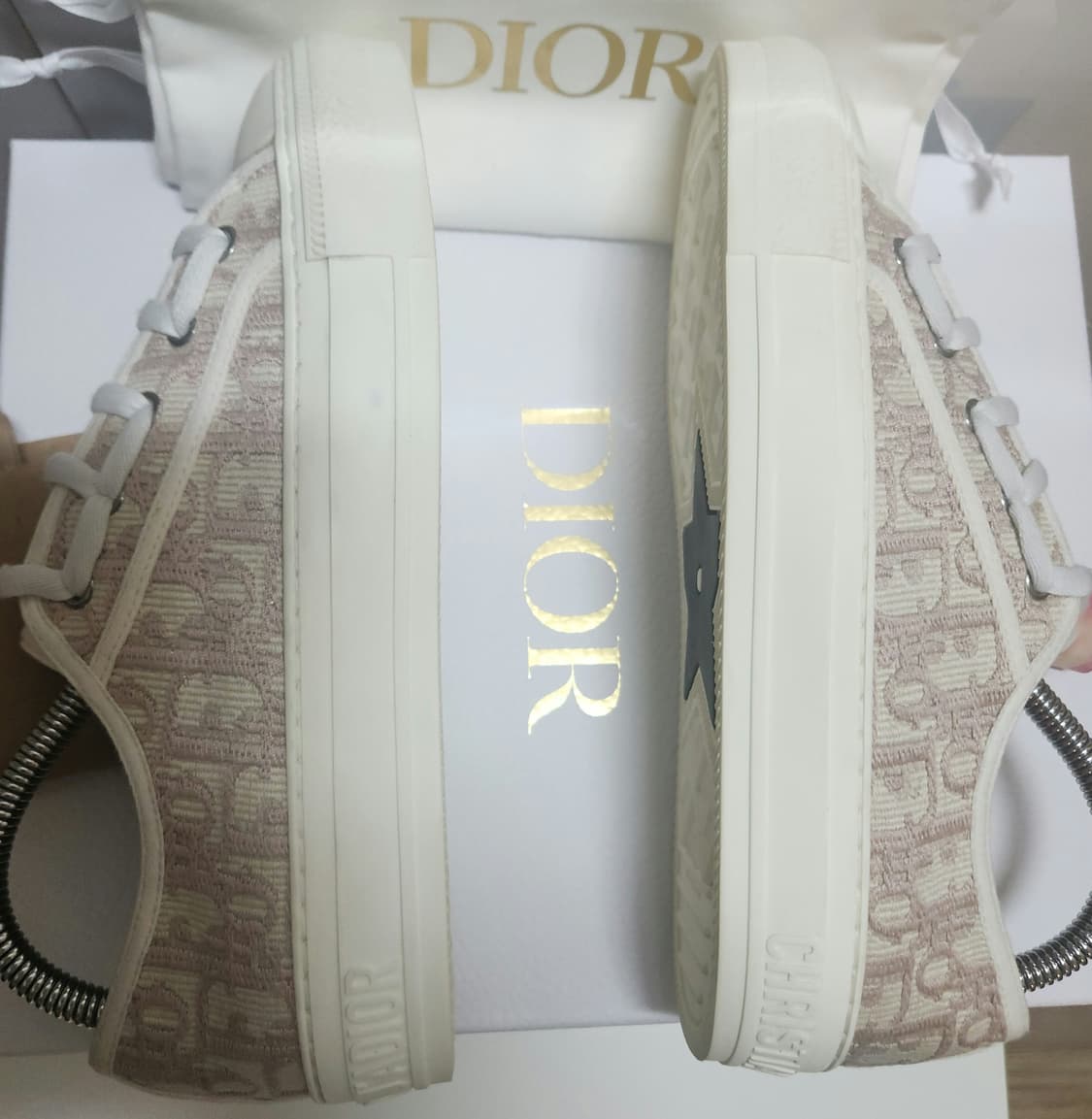 [정품] 디올 스니커즈 운동화 WalknDior 워크앤디올 오블리크 37 상품이미지4