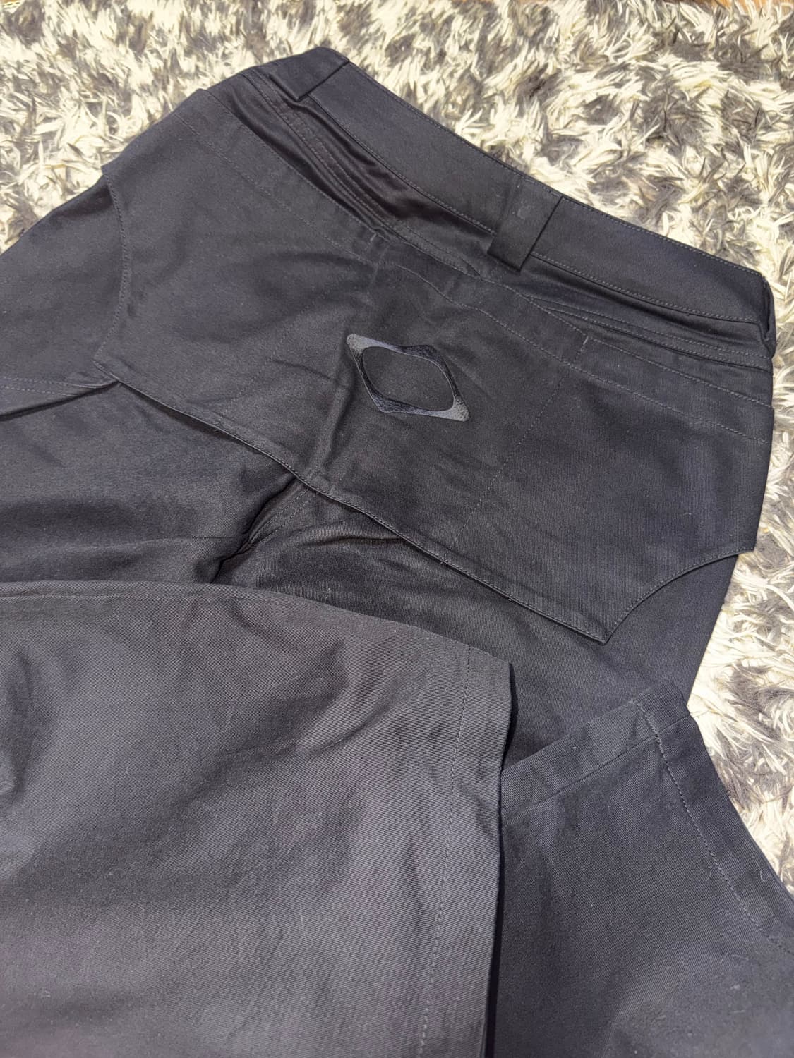 미스치프 에이프런 포켓 워크 팬츠 블랙 색상 M  상품이미지1