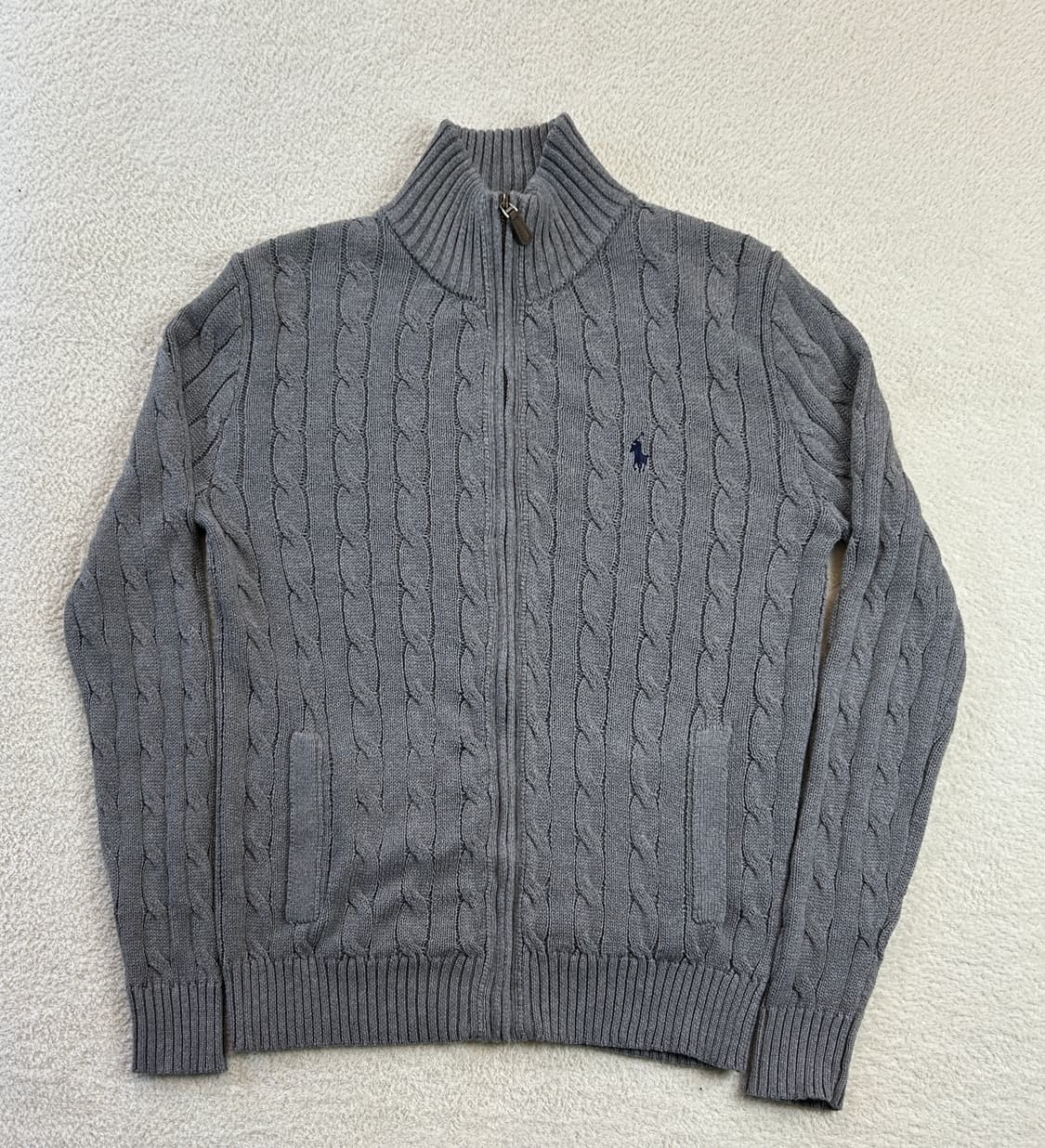 폴로 니트집업 상품이미지1