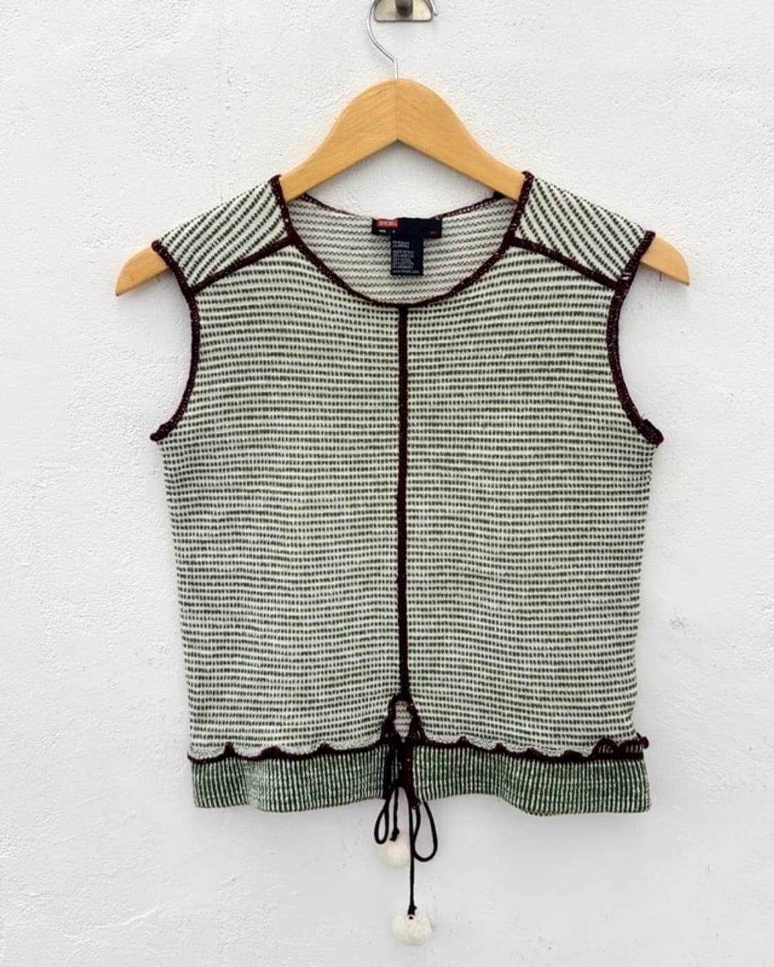 Diesel 디젤 슬리브리스 니트 상품이미지2