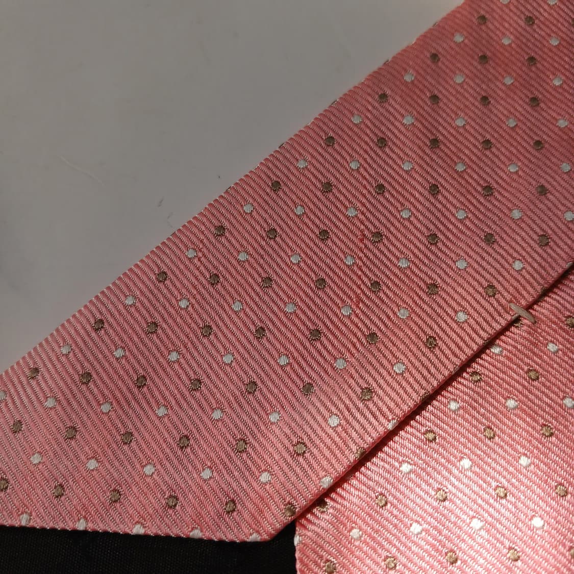 란셀 실크 핑크 도트 패턴 넥타이 9.7cm A+~A등급 E716
 상품이미지10