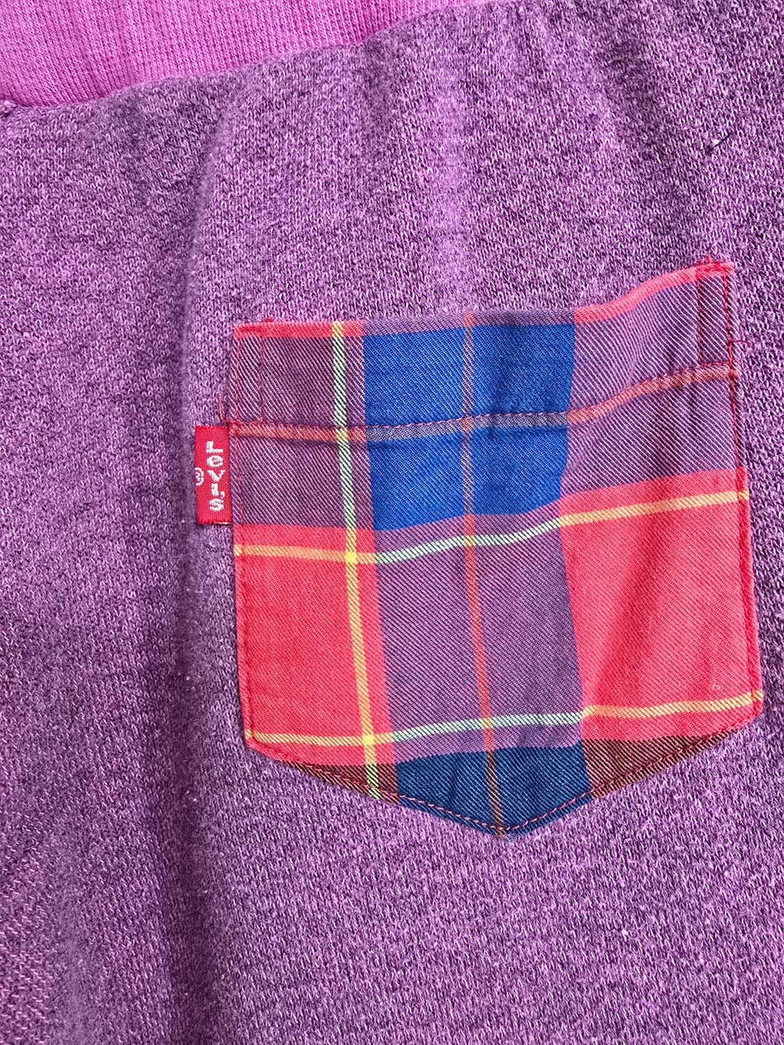 리바이스 퍼플 플란넬 포인트 트레이닝 팬츠 (1835) 상품이미지3