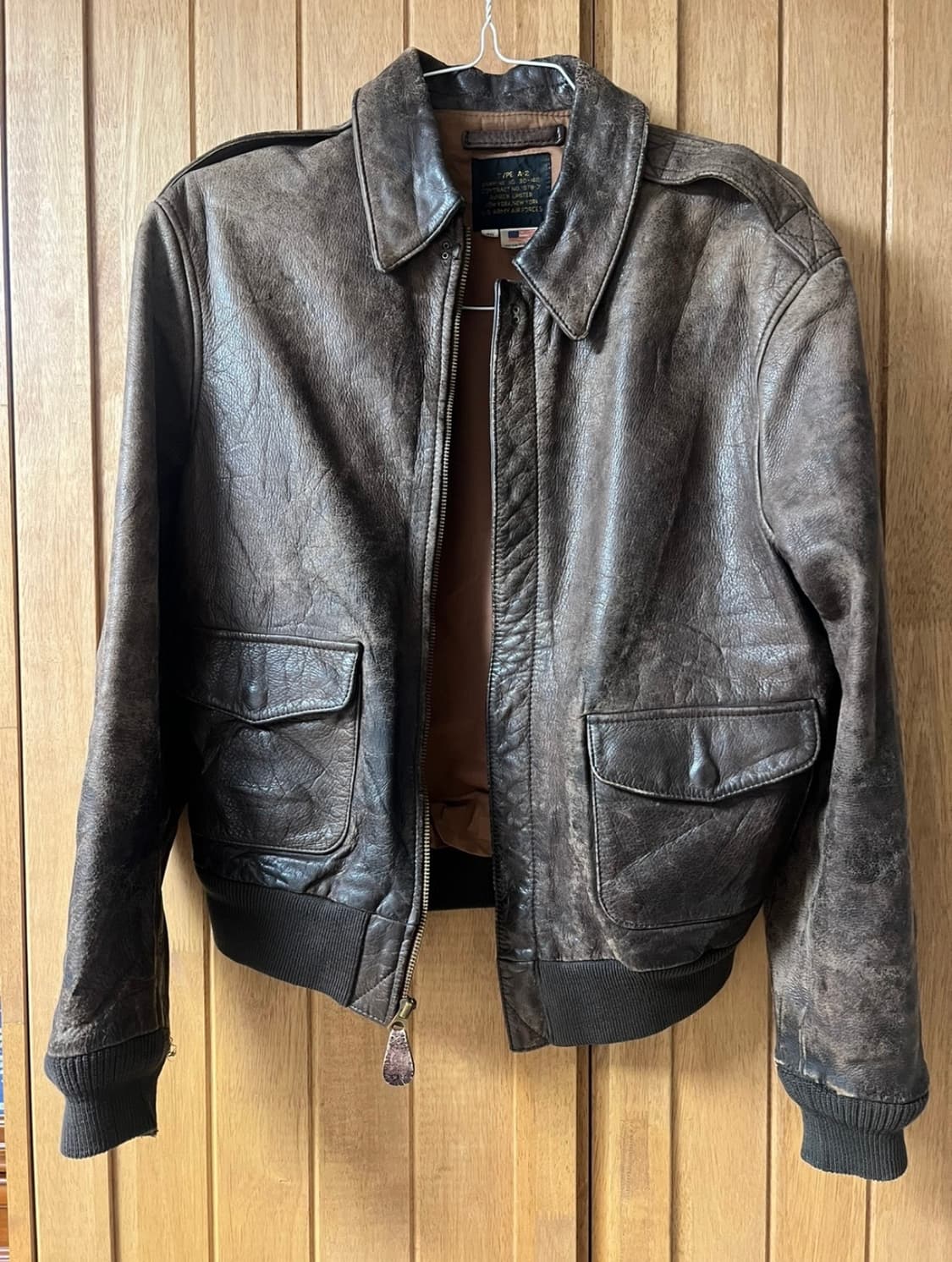 아비렉스 arvirex 소가죽 자켓 40(=103) A-2자켓 상품이미지1