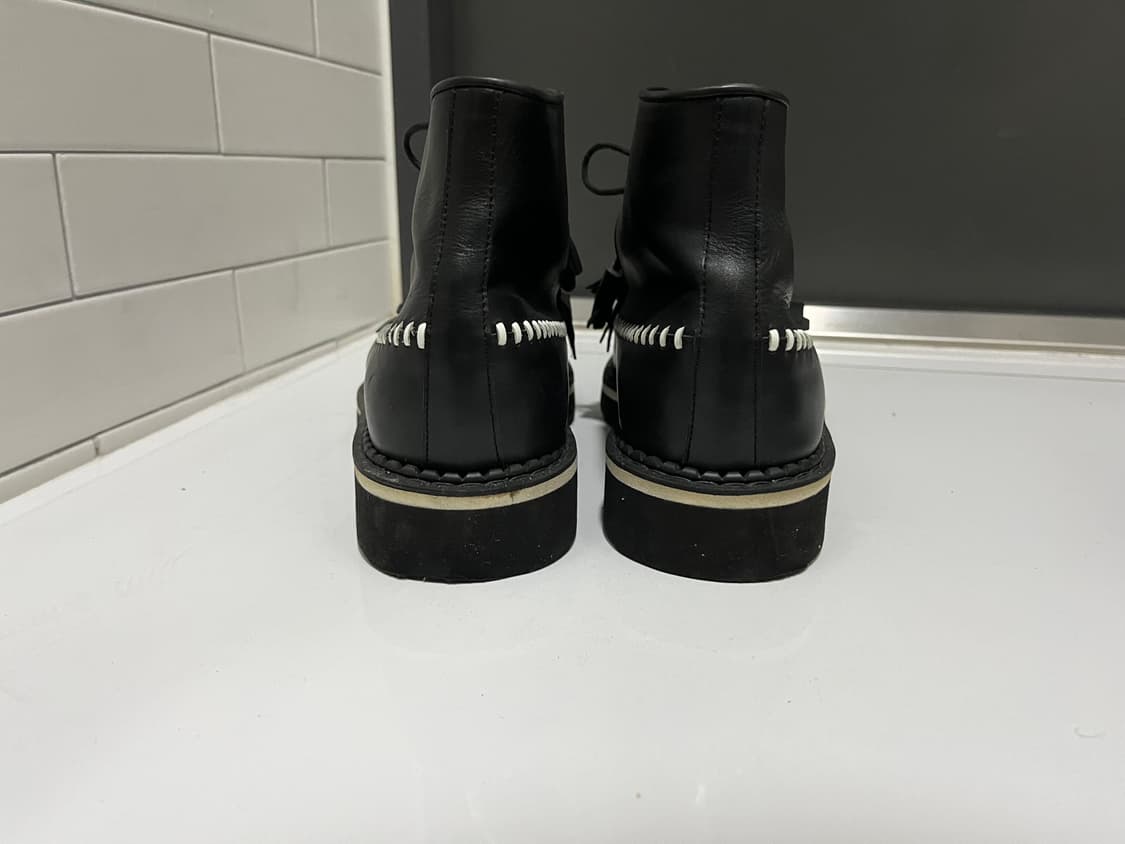 블랙 프린지 태슬 부츠 상품이미지5