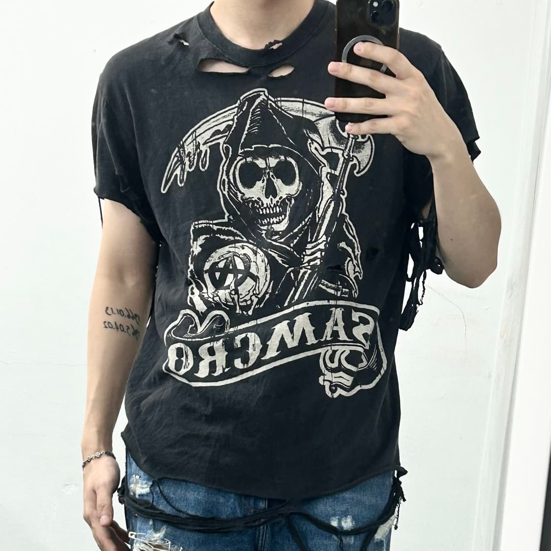 Sons Of Anarchy 리메이크 반팔 티셔츠 상품이미지2