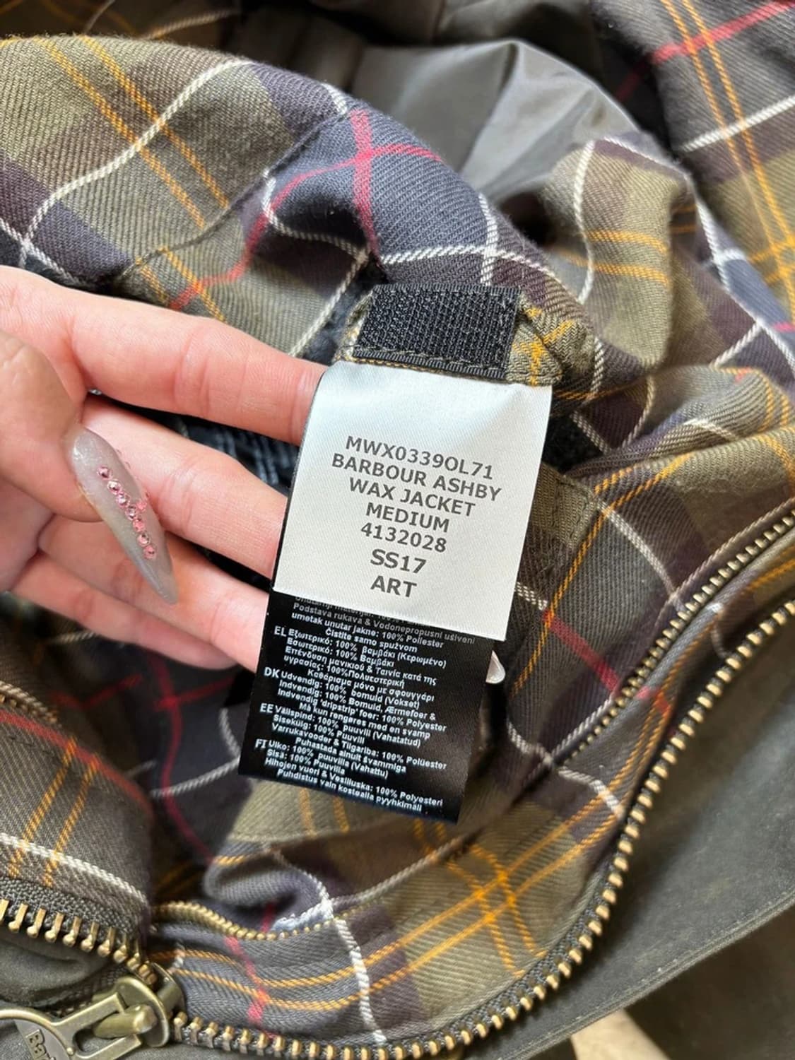 바버 Barbour 비드넬 왁스드 클래식 자켓 PN6498 상품이미지10