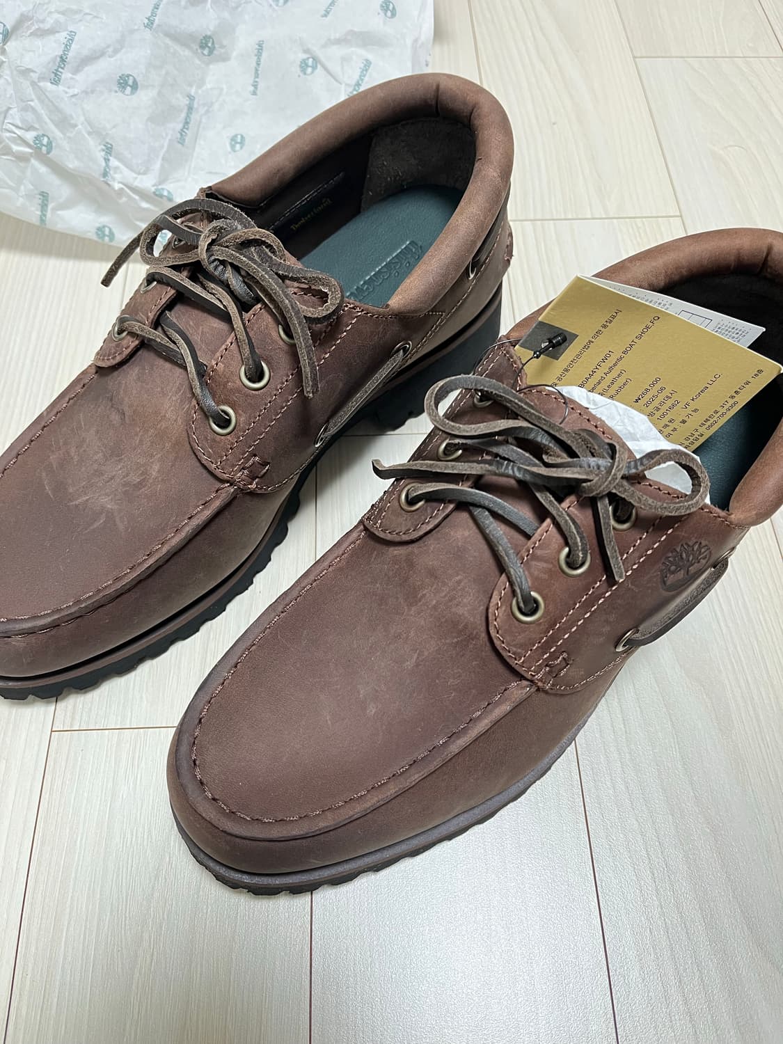 [250] 팀버랜드 x 디스이즈네버댓 3 아이 어센틱 보트 슈즈 새상품 상품이미지1