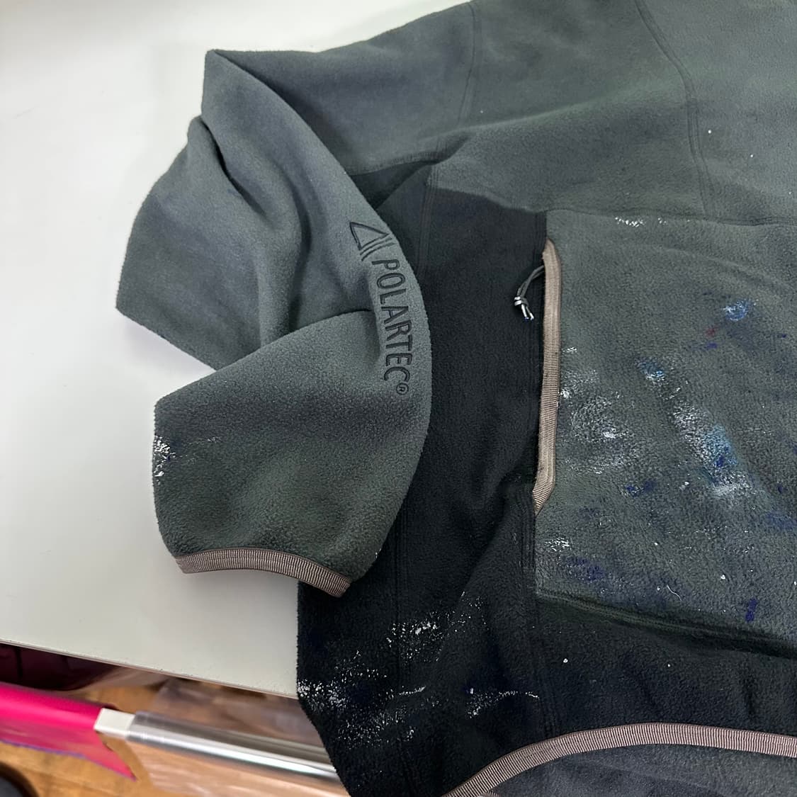 95 나이키ACG 차콜 써마핏 폴라텍 페인팅 플리스 후드티 상품이미지3