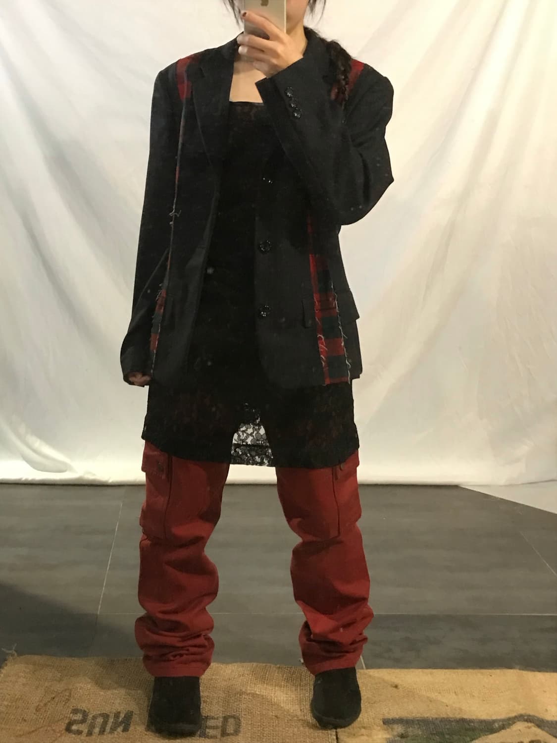 Beauty beast red pocket pants 상품이미지4