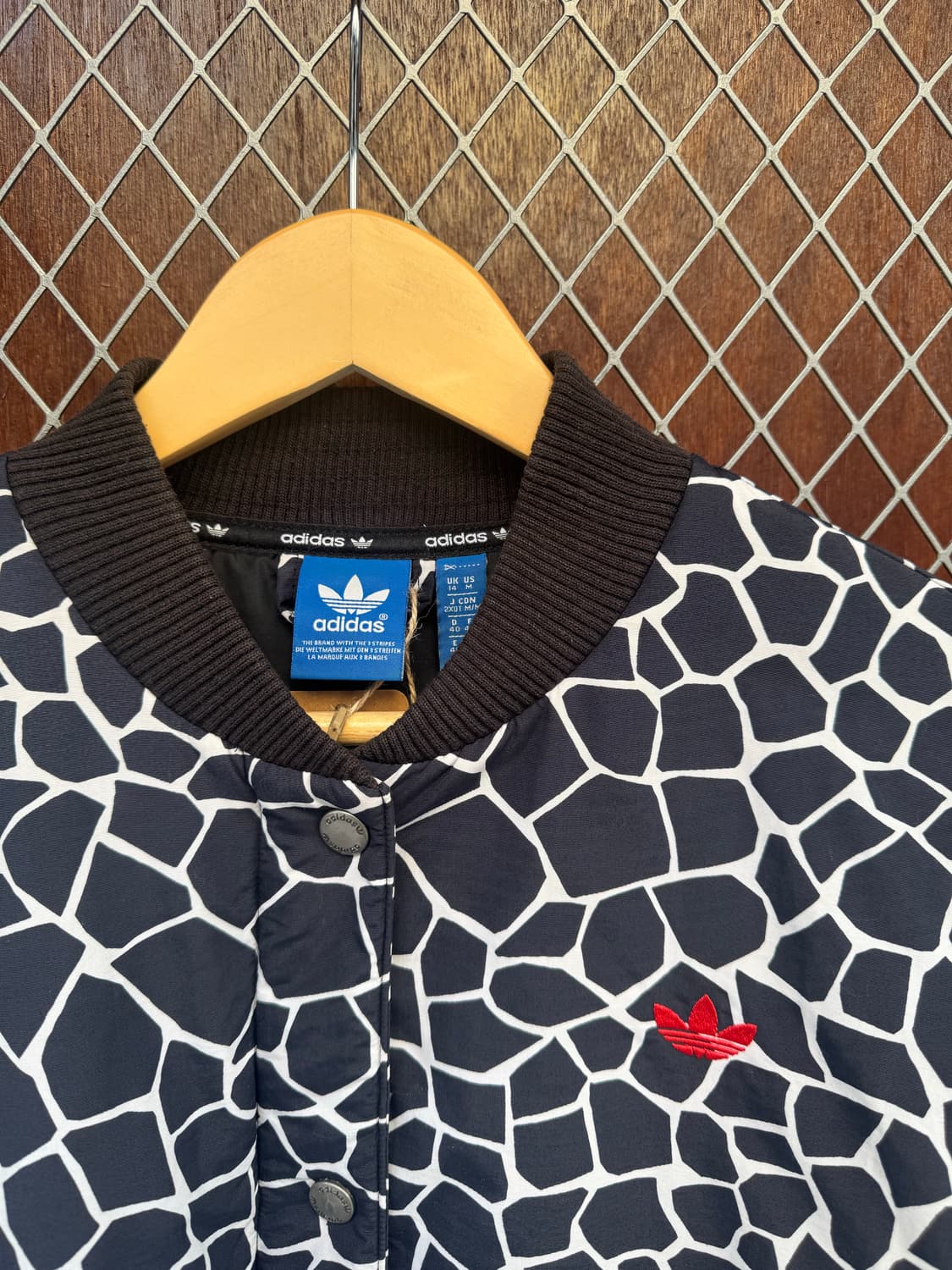 아디다스 애니멀 패턴 블루종 봄버 자켓 M 상품이미지2