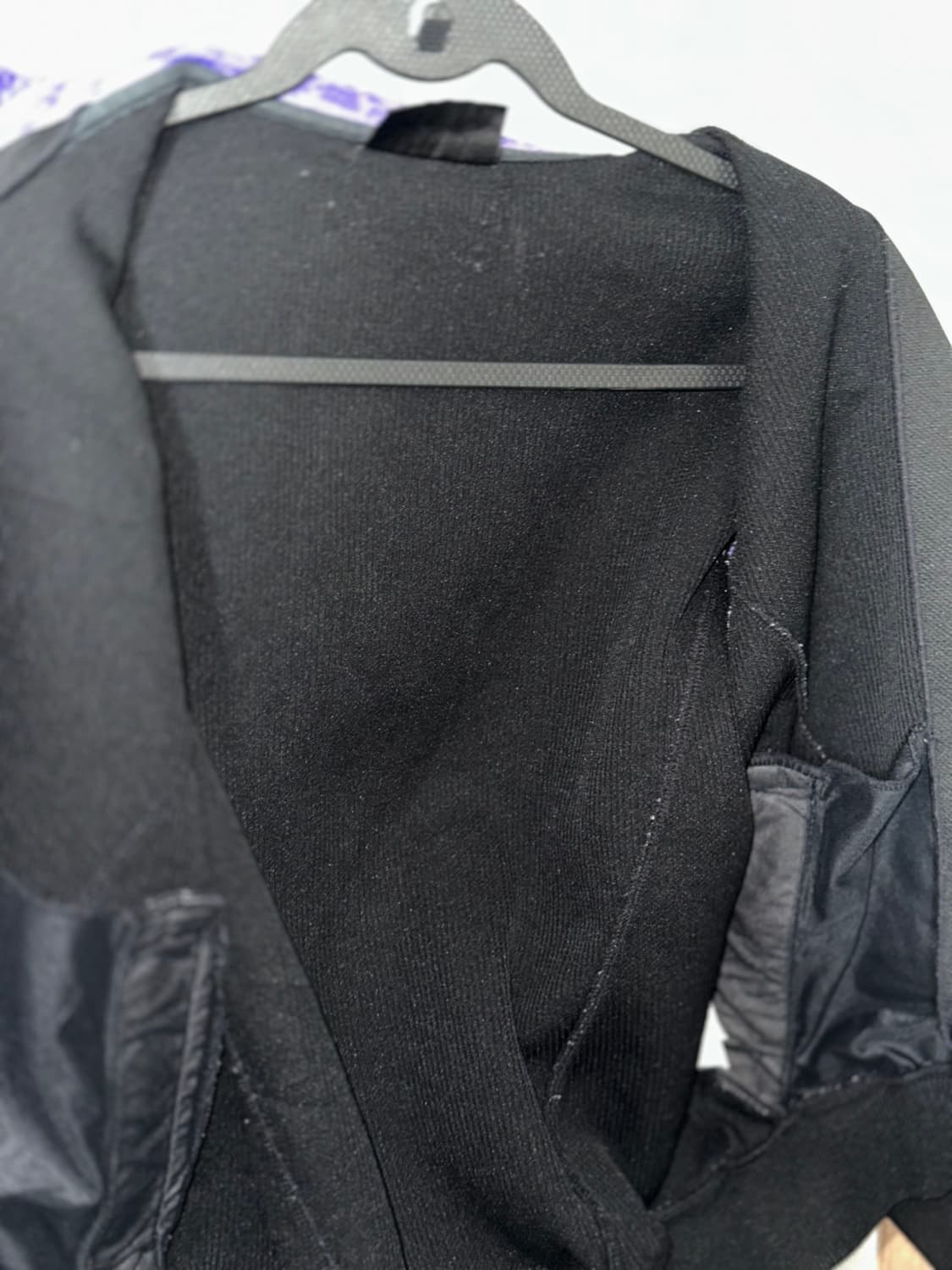 아식스 블랙퍼플 하이넥 크롭 자켓 상품이미지7