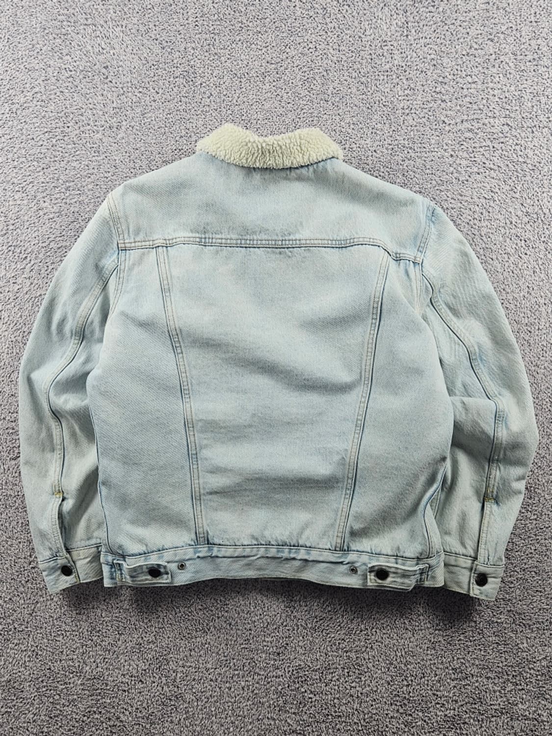 리바이스 쉐르파 라이닝 워싱 데님 트러커 자켓 ( M ) / 11022 상품이미지5