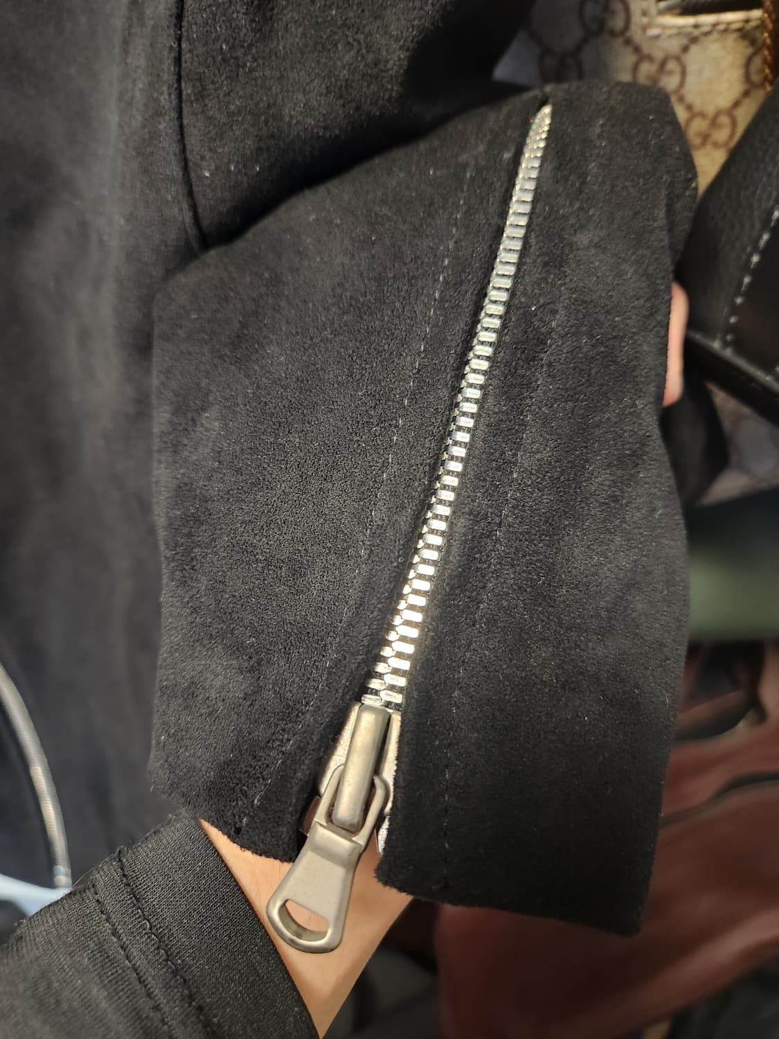 디엔써(dnsr) 스웨이드 봄버자켓 46(s)정도 상품이미지2