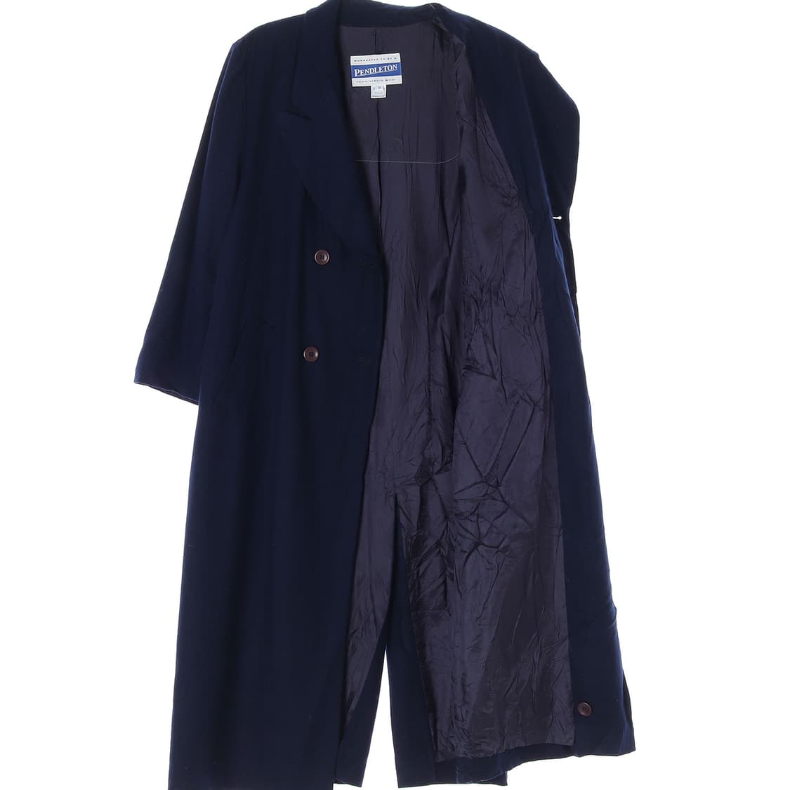 펜들턴 팬들턴 USA 미국발 빈티지 올드모델 롱 코트 네이비 남성 상품이미지5