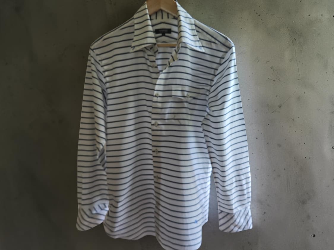 버버리 블랙라벨 스트라이프 셔츠 / 일본판 고급 라인 상품이미지1