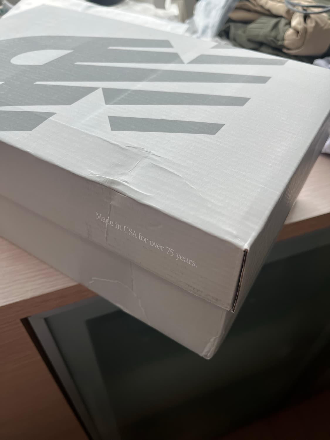 뉴발란스 992 그레이 255사이즈 새상품 팝니다 상품이미지7