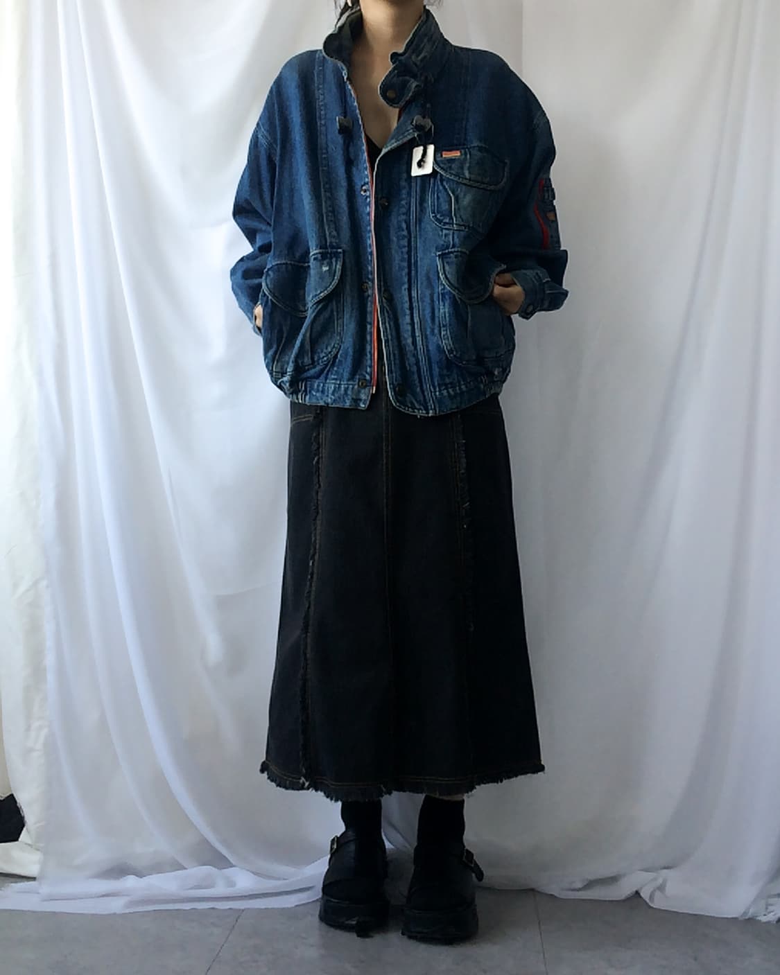 Washing denim jacket 상품이미지1