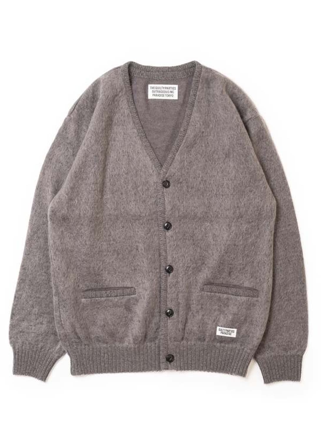 [M]와코마리아 모헤어 가디건 그레이 상품이미지1