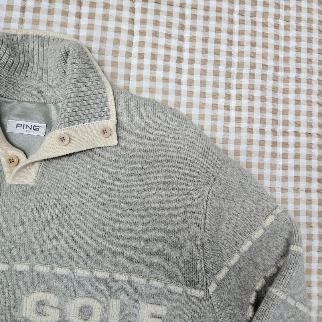 PING 핑 골프 방풍 니트 스웨터 남자100 상품이미지3