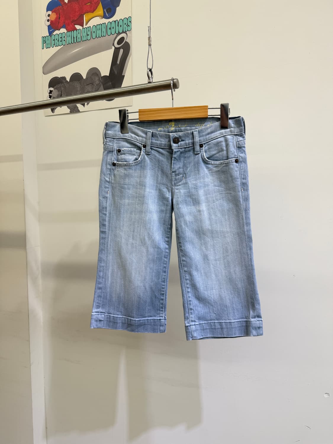 7 FOR ALL MANKIND (Made in USA)데님 카프리팬츠 상품이미지1