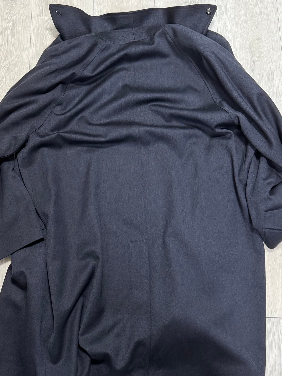 아나토미카 싱글래글런6 코버트울 코트 네이비 48사이즈 상품이미지7