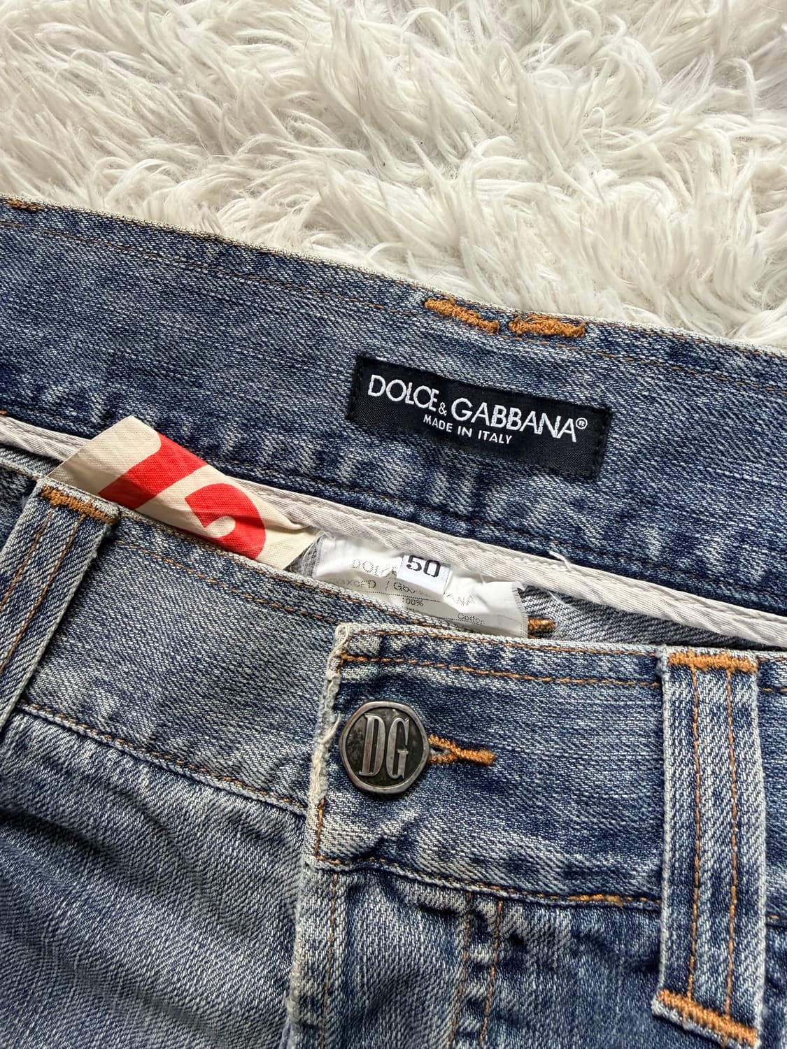 돌체앤가바나(Dolce & Gabbana) 빈티지 디스트레스드 워싱 데님 상품이미지3