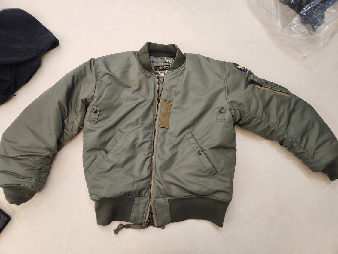 (새상품) 브론슨 ma-1 L사이즈 중국판 상품이미지1