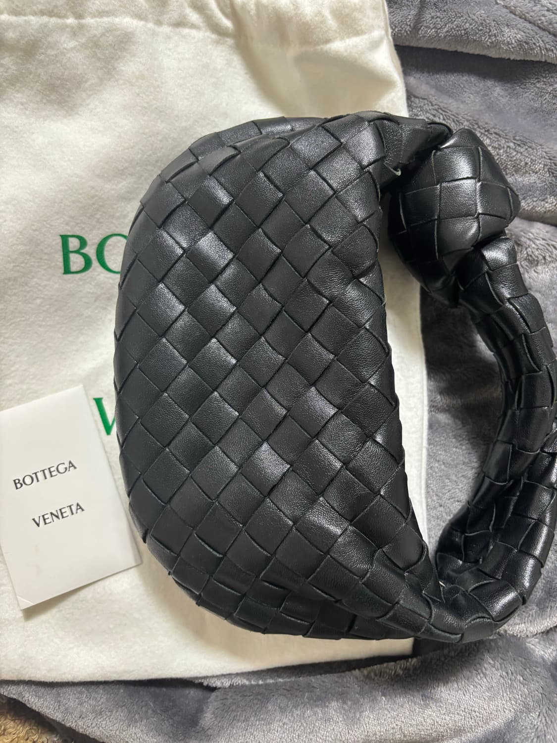 보테가베네타 조디백 미니 블랙 은장 상품이미지6