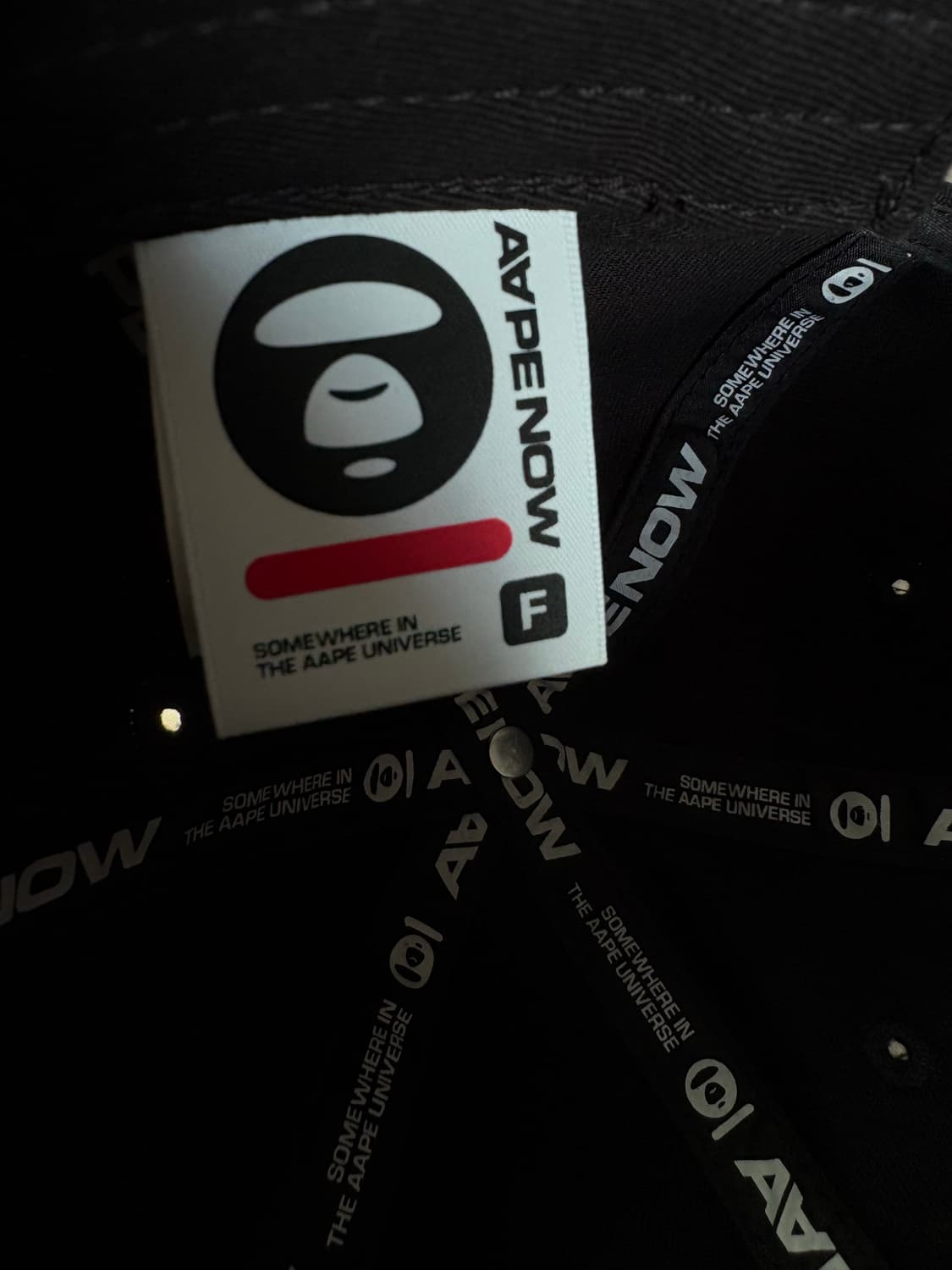 Aape 에이프 블랙 볼캡 상품이미지3