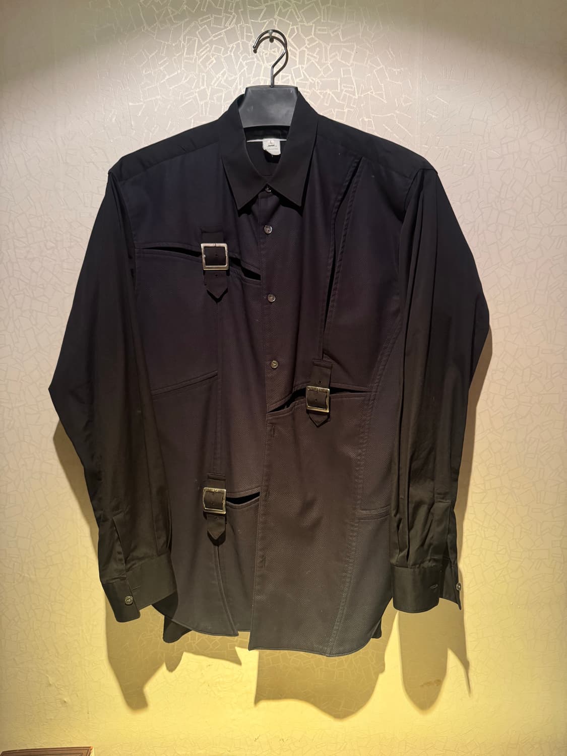 Comme des Garçons SHIRT 아카이브 절개 버클 셔츠 L 상품이미지1