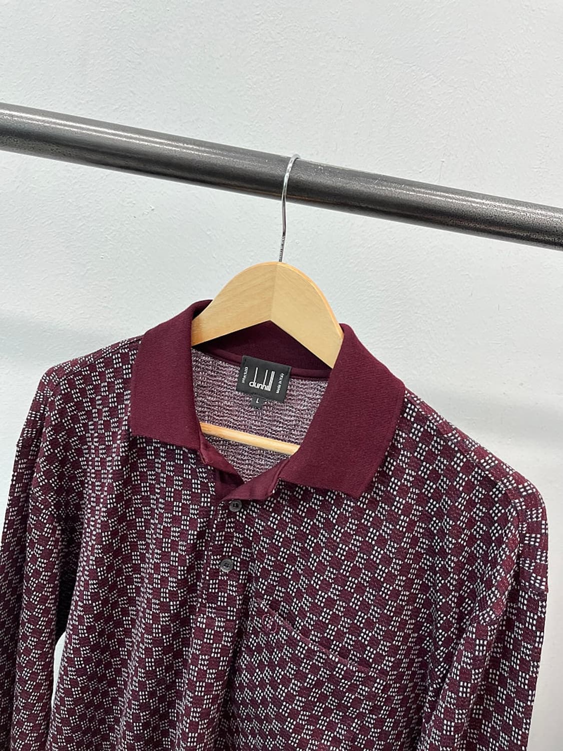 110) 던힐 이태리 긴팔 카라티 상품이미지3