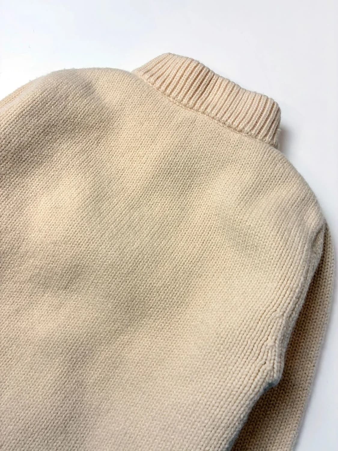 버버리 블랙라벨 00's 재팬 양모 니트 집업 가디건 PN5689 상품이미지5