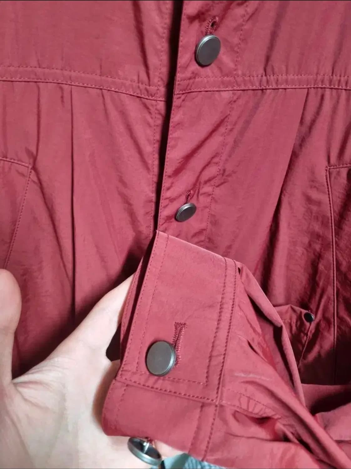 해칭룸 트러커 자켓 다크레드 3(M) 상품이미지2