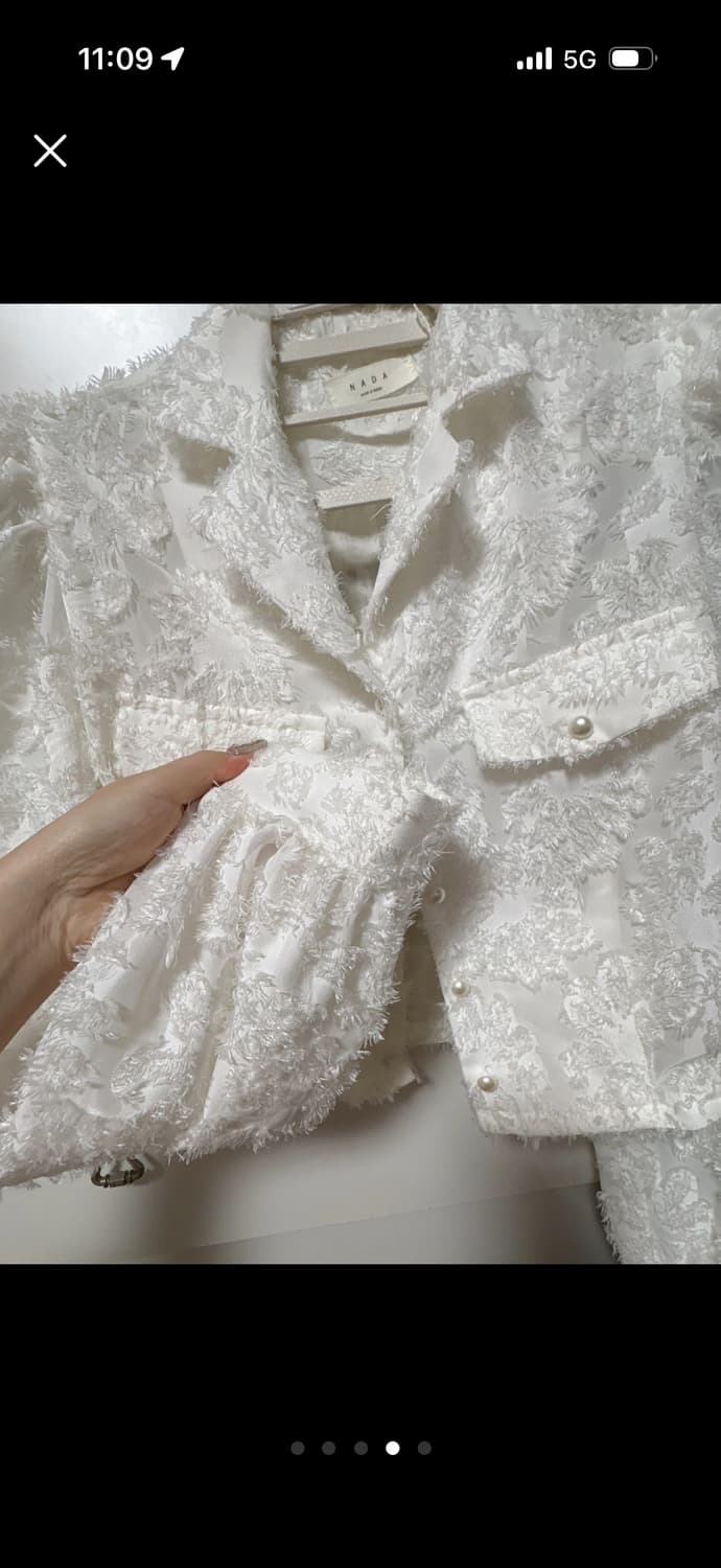 진주단추 퍼프셔츠 상품이미지4