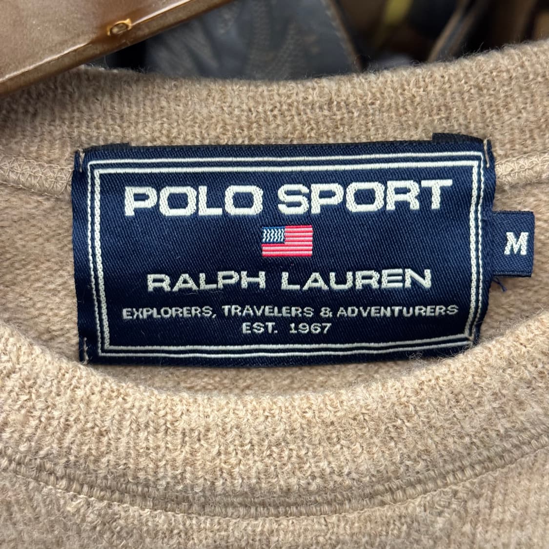 폴로 스포츠 by 랄프로렌 사이드 와펜 패치 솔리드 울 니트 N303 상품이미지7