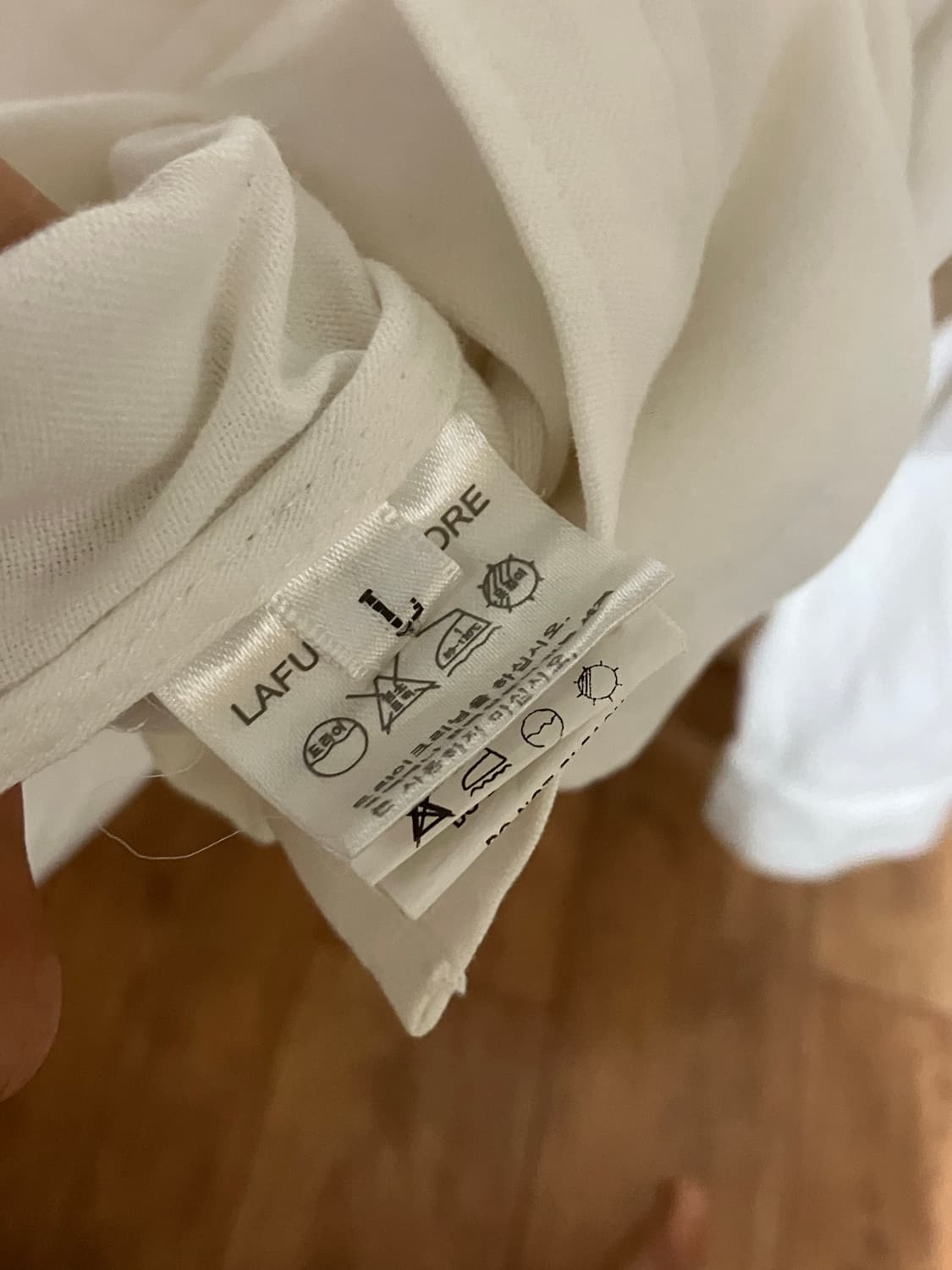 라퍼지스토어 - 시티보이 빅 오버 옥스포드 셔츠 (오프화이트) 상품이미지4