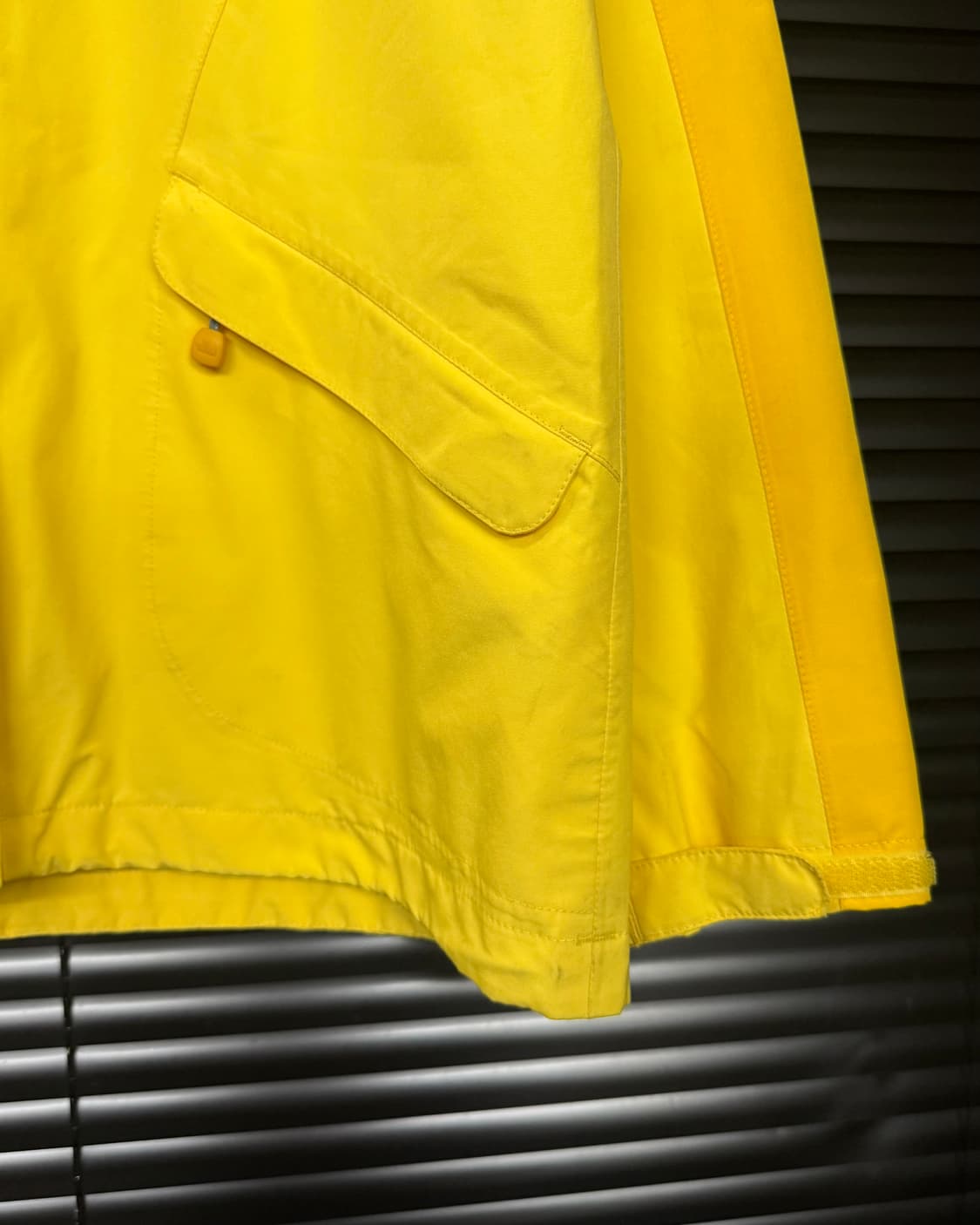 노스페이스 노랑색 옐로우 바람막이 집업 자켓 90 S 고프코어 정품 등산 상품이미지5