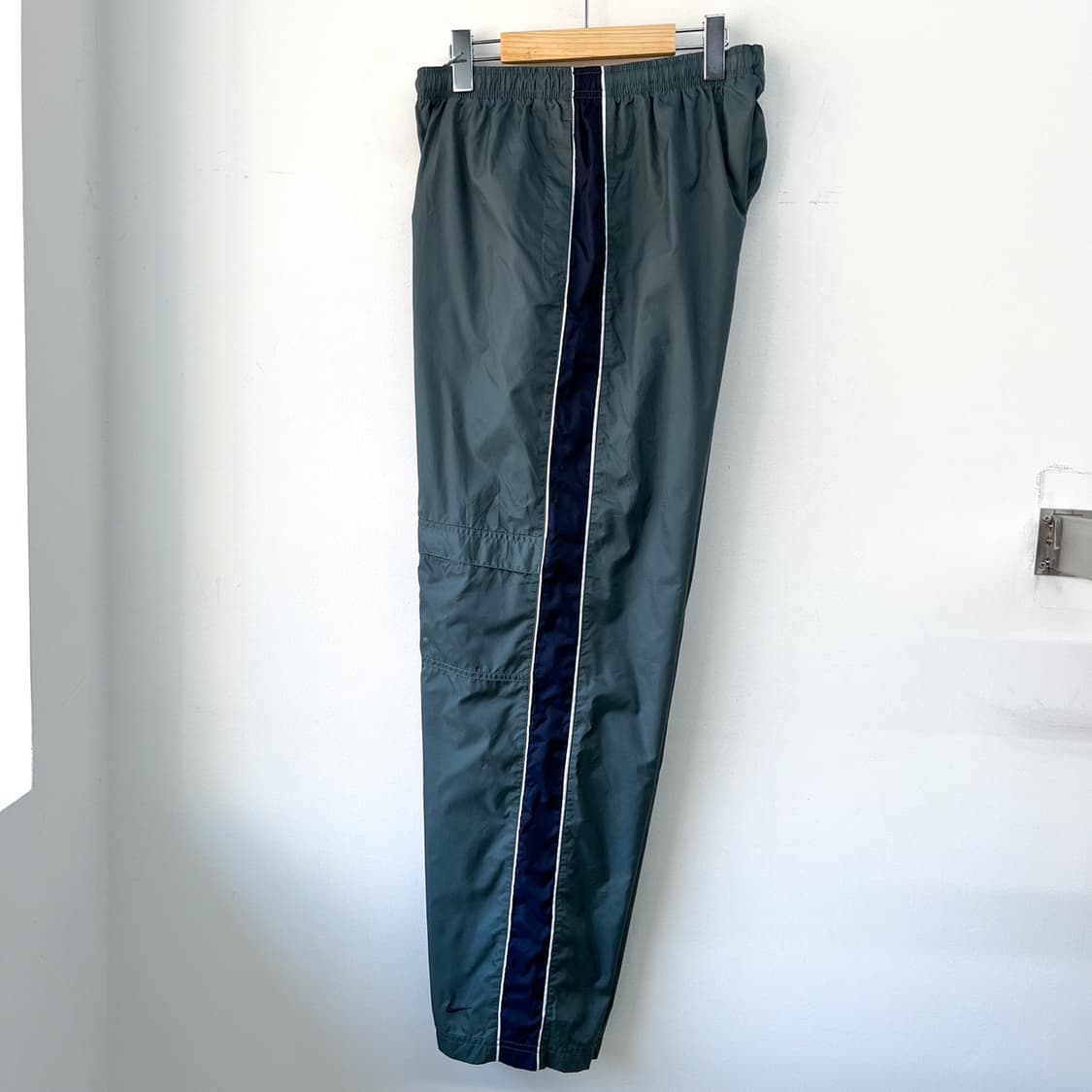 나이키 스우시 그린/네이비 사이드라인 올드스쿨 우븐팬츠 상품이미지7