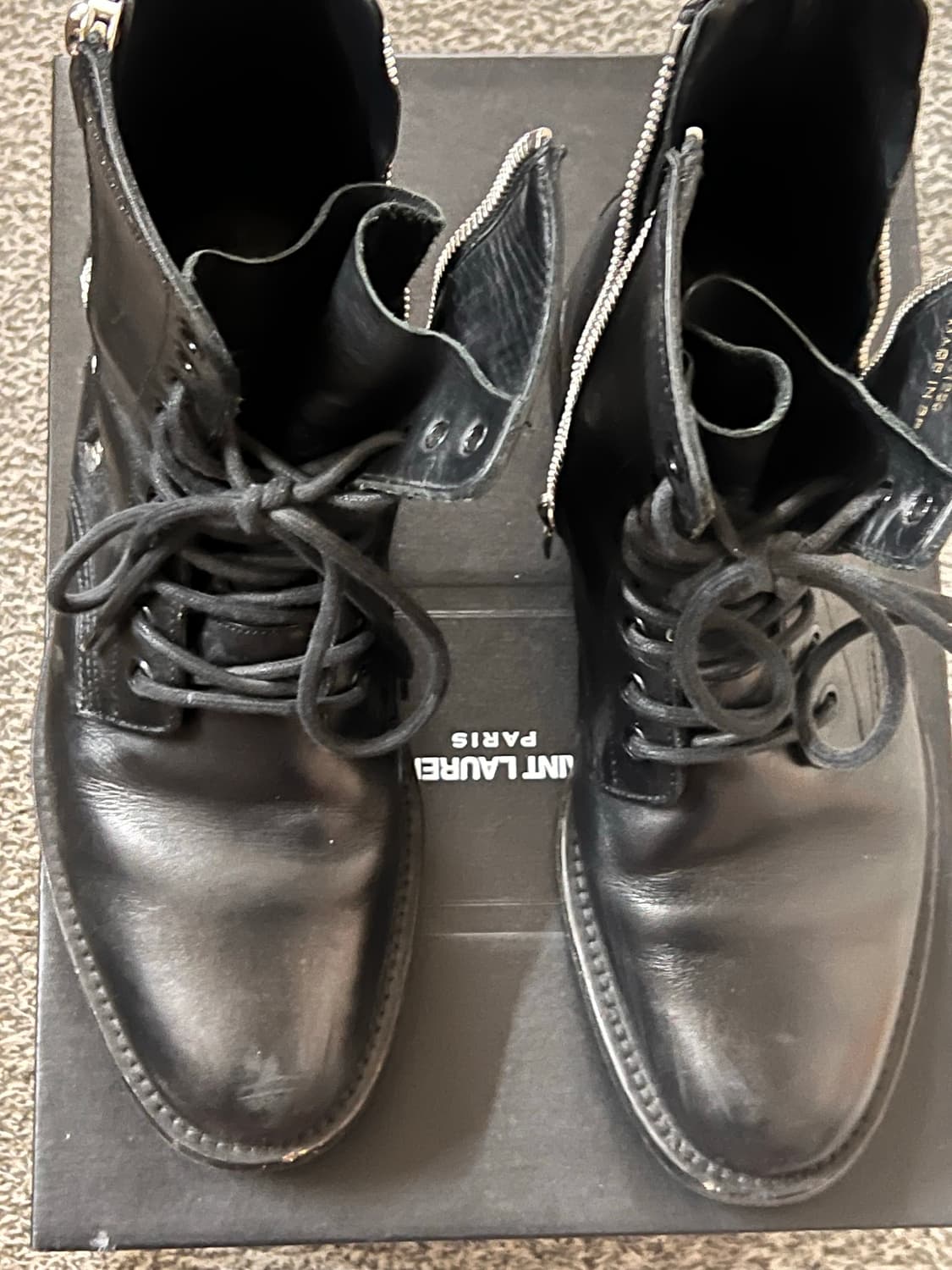[40]Saint Laurent FW15 Double Zip BOOTS 상품이미지8