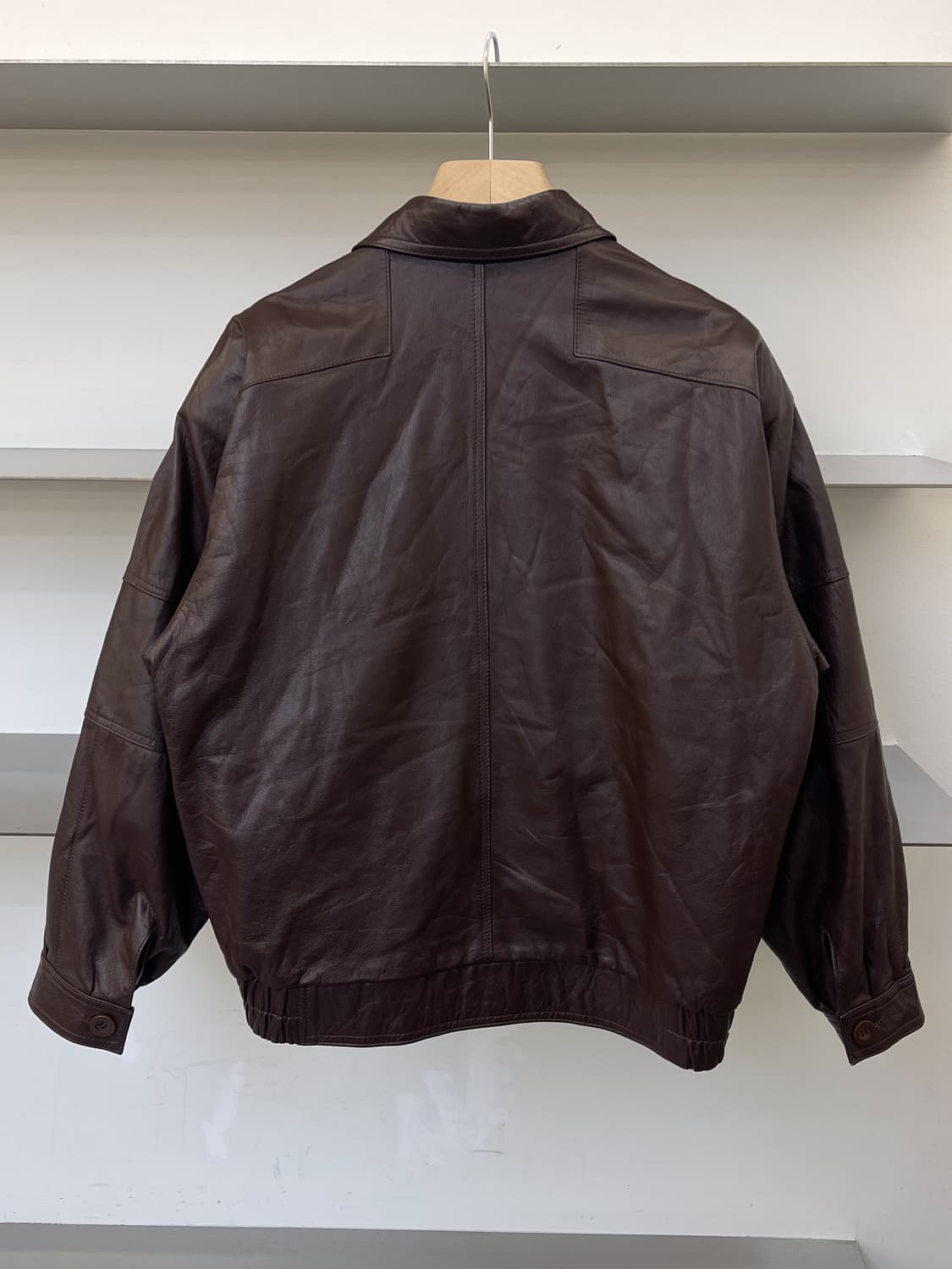 빈티지 90s 레더 커버 봄버 자켓 상품이미지4