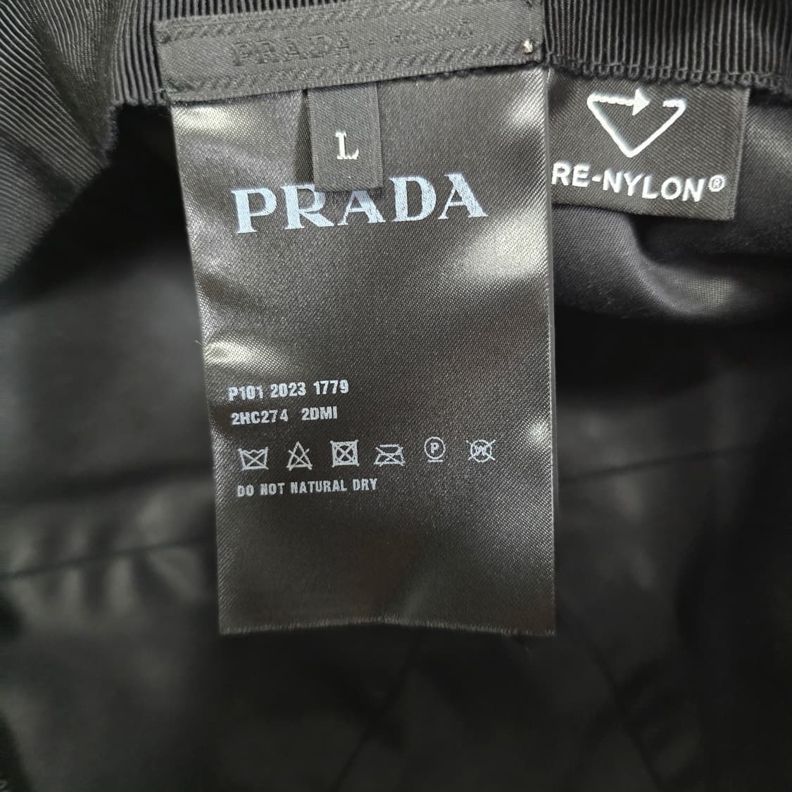 프라다 리나일론 볼캡 모자 L사이즈 판매 상품이미지6