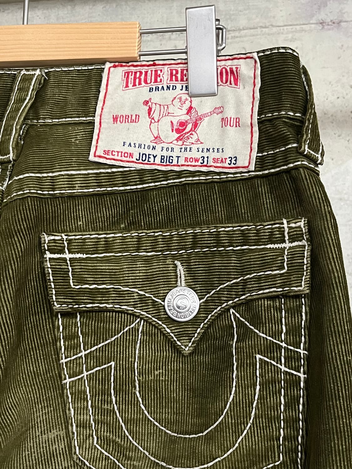 True Religion Joey Big T Corduroy Pants 상품이미지5