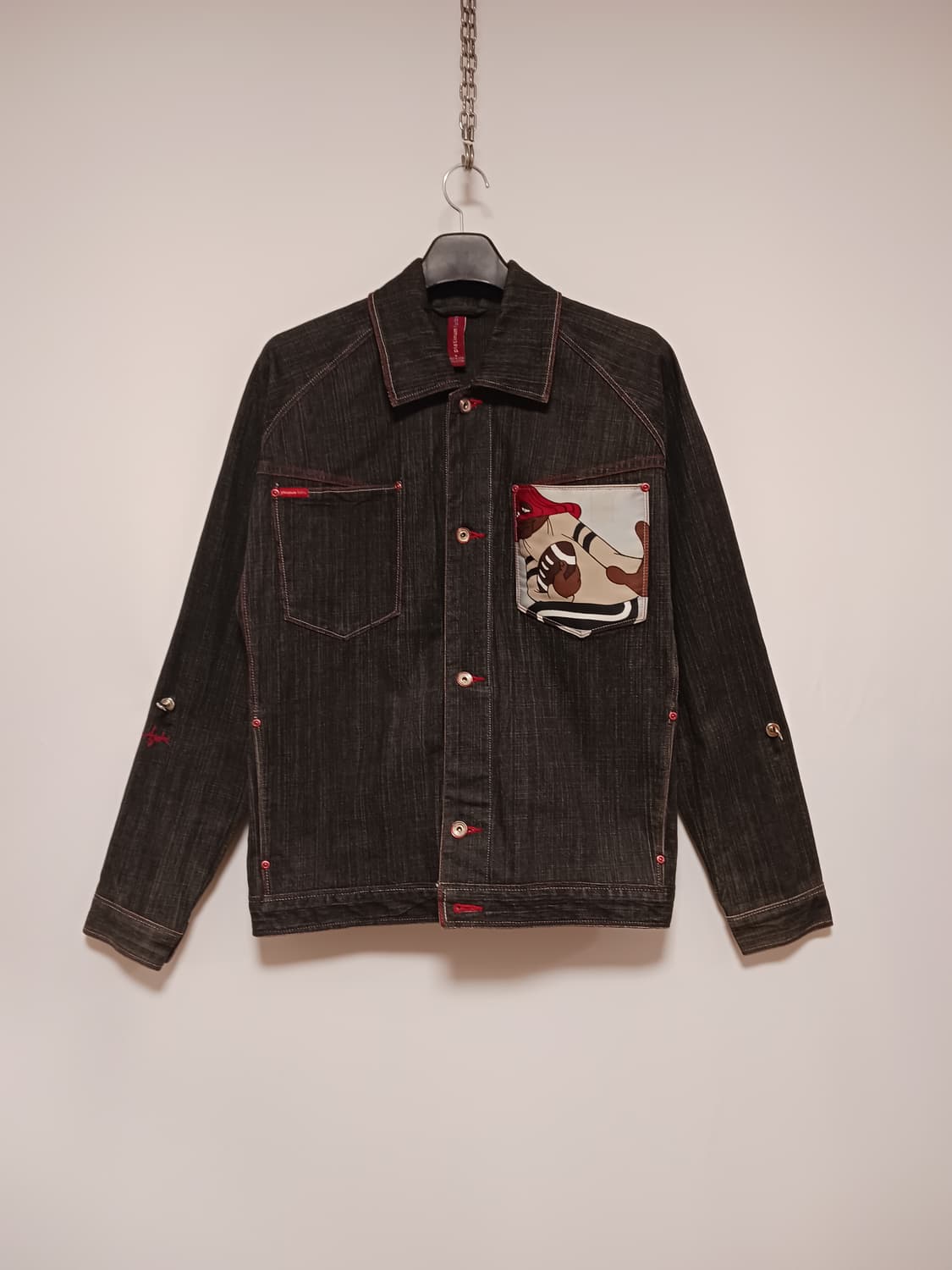 플레티넘 후부 흑청자켓 상품이미지1