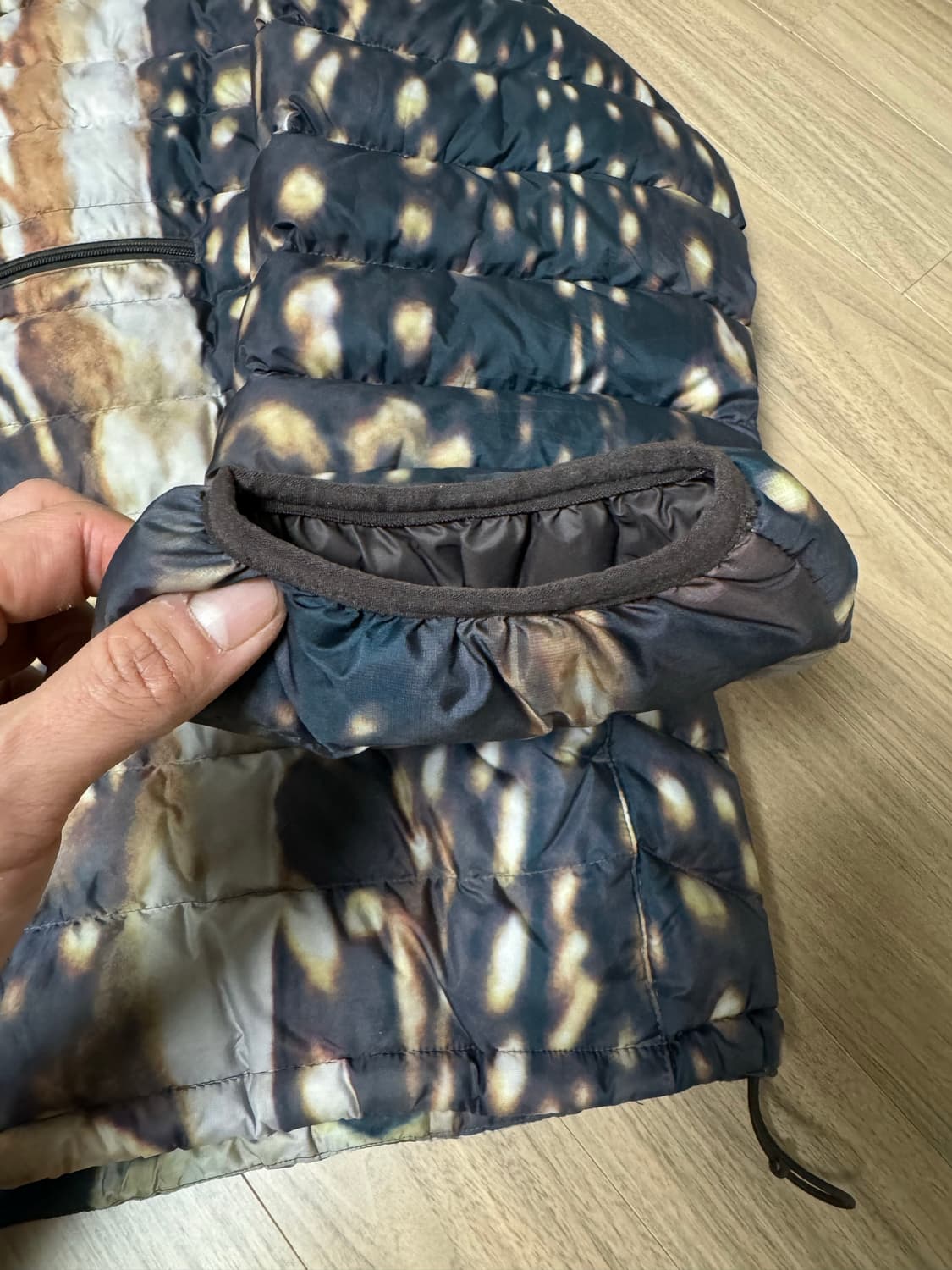 슈프림 마이크로다운 하프 집 후드 디어 XL 아노락패딩 상품이미지5