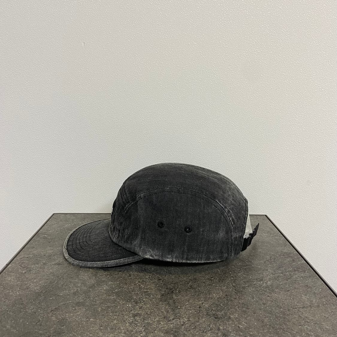(OS) 슈프림 박스로고 캠프캡 모자 데님 블랙 상품이미지2