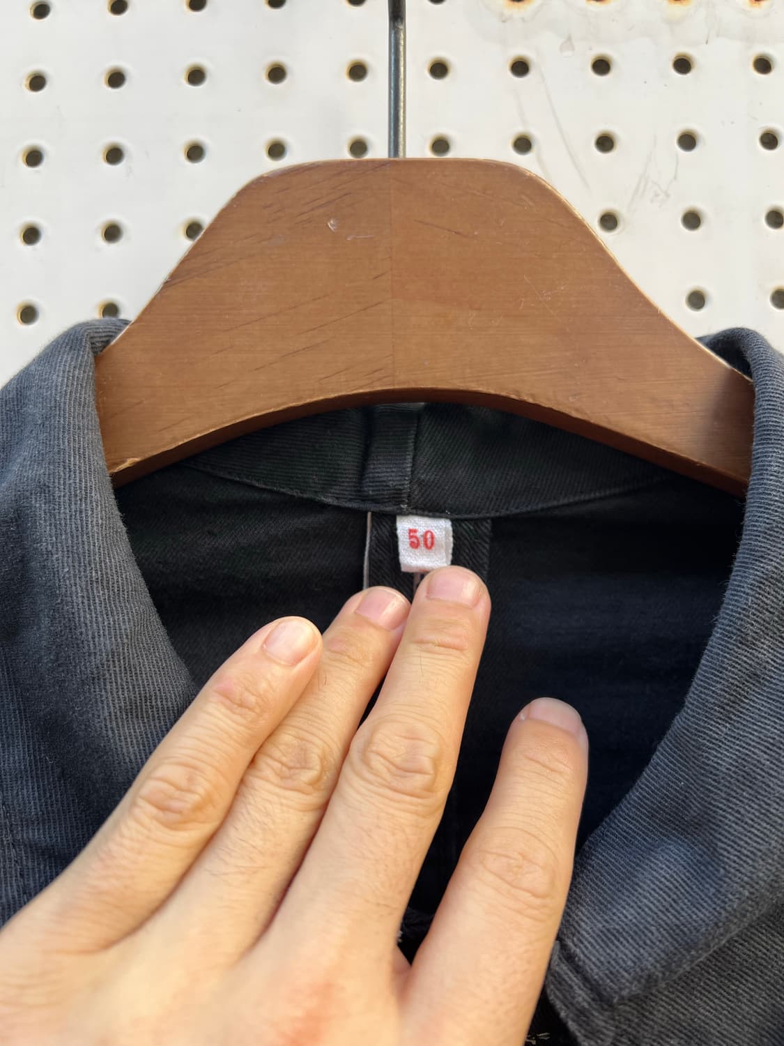 OLD VINTAGE BLACK FRENCH WORK 블랙프렌치워크자켓 상품이미지6