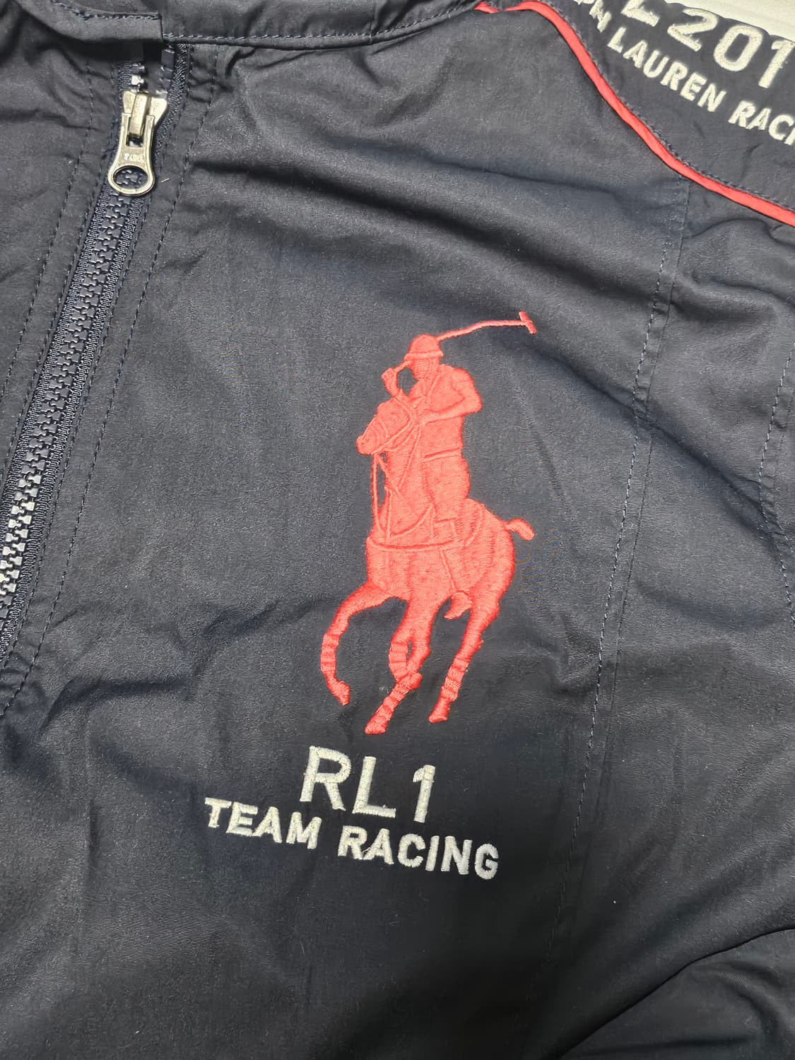 폴로 랄프로렌 빅포니 성조기 레이싱 자켓 보이즈 M 상품이미지3