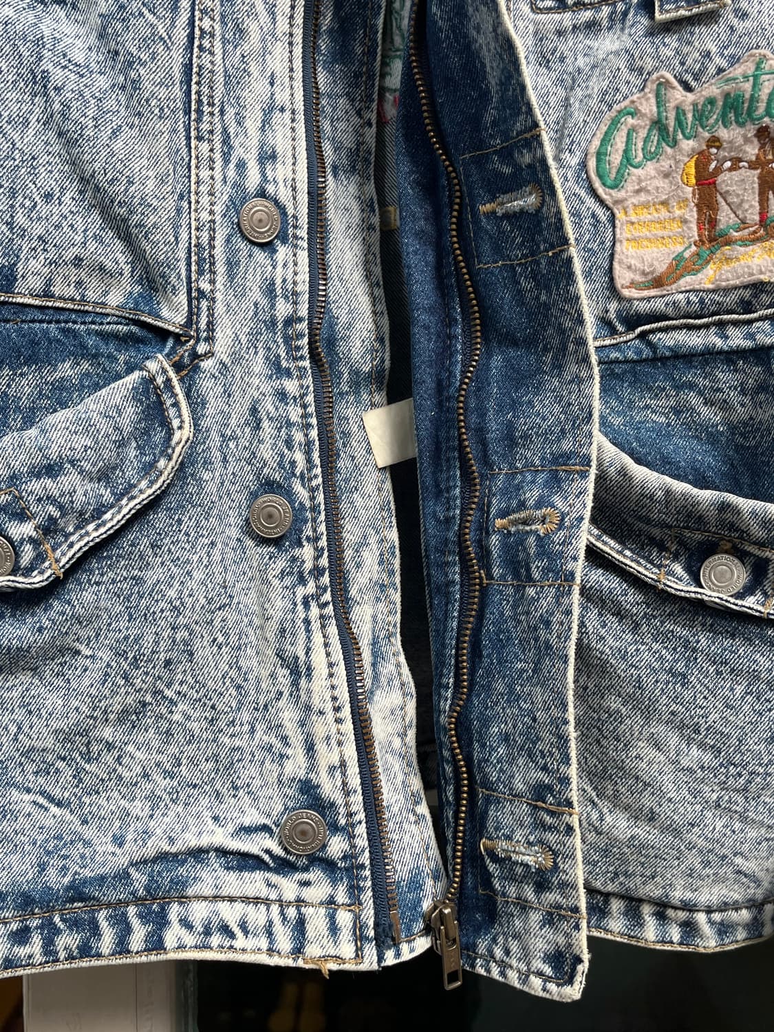 빈티지 워싱 데님 자켓 F 상품이미지5